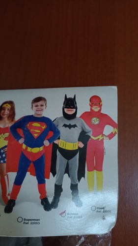 Disfraz Batman Liga De La Justicia Sulamericana Negro (Usado)