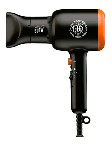 Secador de cabelo GA.MA Italy GBS Absolute Blow preto e laranja 220V - 240V