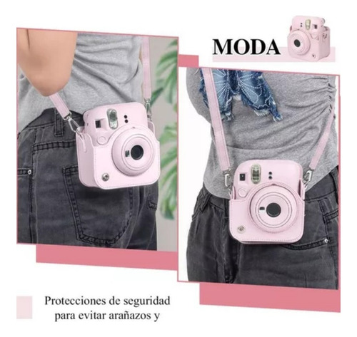 Para Funda Instax Mini 12 Azul Color Celeste /&z