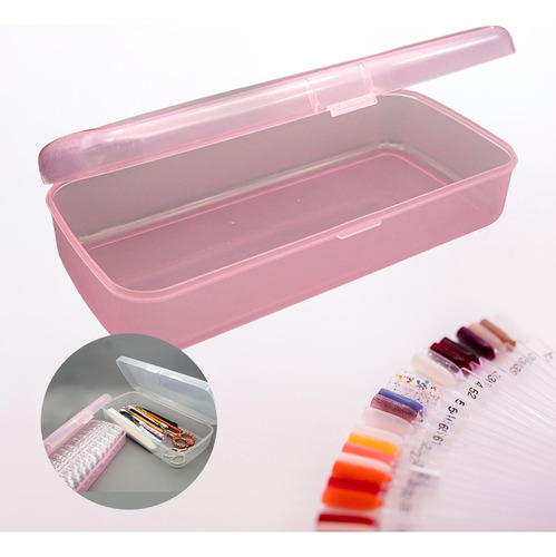 4 Caja De Almacenamiento De Herramientas De Arte De Rosa S