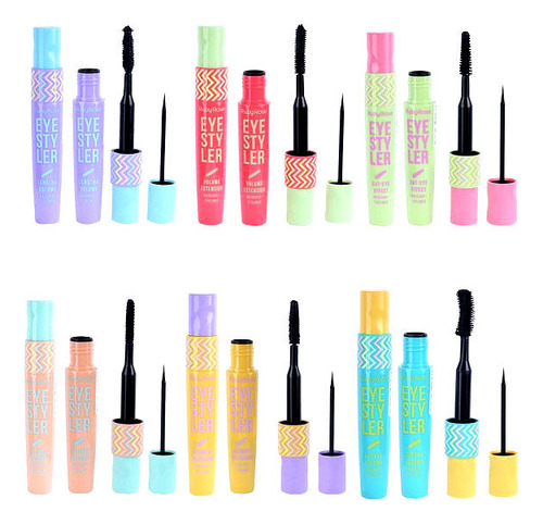 Rimel Mascara Pestañas + Delineador 2en1 Eye Styler Rubyrose