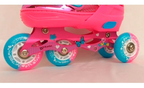 Imagen 3 de 3 de Patines Lineales Soy Luna Ajustable Kit Protección 4 Ruedas