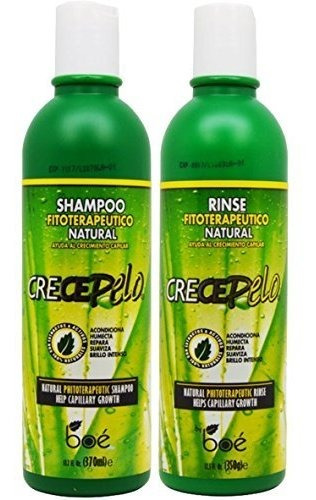 Boe Crece Pelo Shampoo Rinse 12 Oz  Combo Set !! 
