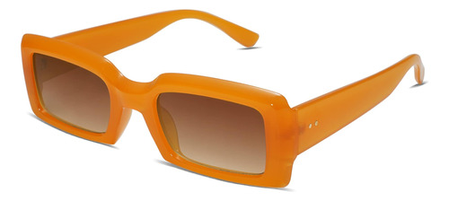 Allarallvr Gafas De Sol Rectangulares De Moda Para Mujeres,