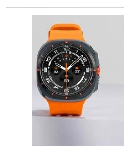 Relogio Inteligente Smartwatch Tf7 Ultra Amoled Nfc Esporte Caixa Preto Pulseira Rosa Bisel Tft Amoled Desenho Da Pulseira Marine