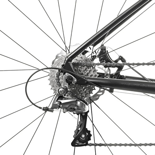 Imagen 3 de 5 de Bicicleta Sunpeed Kepler Gravel 2x8 / Talle M Celeste
