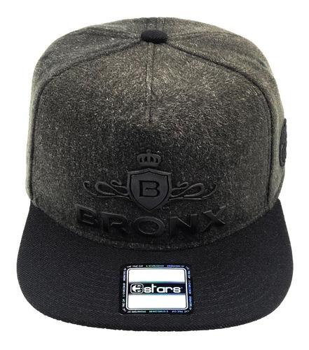 Boné Snapback E-stars Chumbo