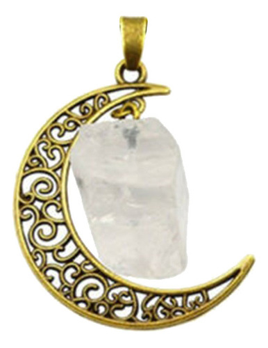 Colgante De Cristal De Cuarzo Natural C, Piedra Preciosa Cur