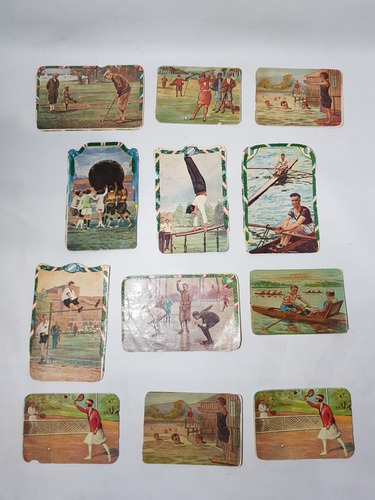 Antiguas Figuritas Deportivas 1940 Lote X 12 Mag 58274