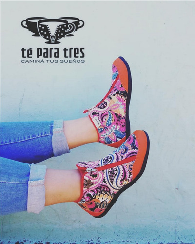 Imagen 3 de 10 de Zapatillas Botita Te Para Tres Diseños Unicos Modernos Unico