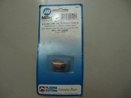 Swirl Ring / Anzuelo Para Plasma Torch Original Miller