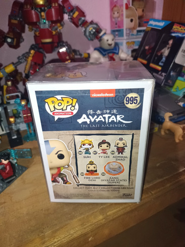 Funko Pop Avatar Aang 995 Exclusivo Funko Hollywood (Usado)