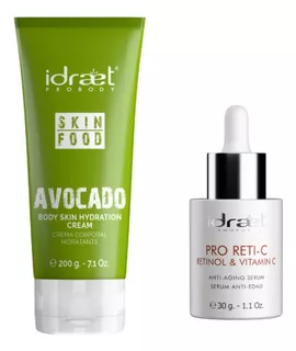 Serum Vitamina C Retinol + Crema Corporal Idraet