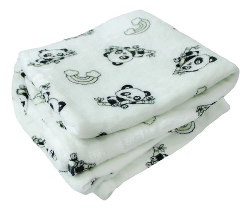 Cobija Para Bebe Calientita Frazada Suave Cobertor Infantil Felpa Verde Claro