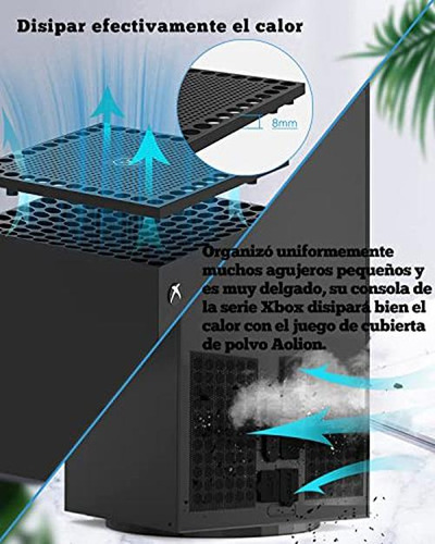 Cubierta De Filtro De Polvo Para Xbox Series X, Aolion Xbox