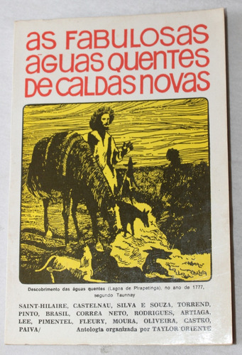 Livro As Fabulosas Aguas Quentes De Caldas Novas (Usado)