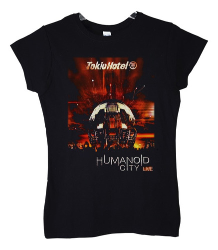 Polera Mujer Tokio Hotel Humanoid City Live Rock Abominatron