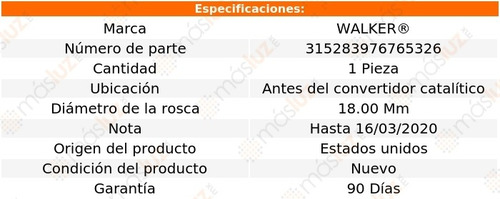 Sensor Ox O2 Antes Cc Audi Tt Rs Quattro 5 Cil 2.5l 18/20