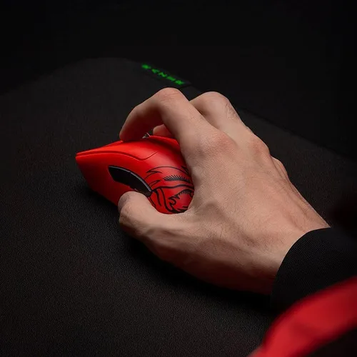 Recente Razer Deathadder V3 Pro Faker Edition 63g Ultra-leve Recente Razer Deathadder V3 Pro Faker Edition 63g Ultra-leve