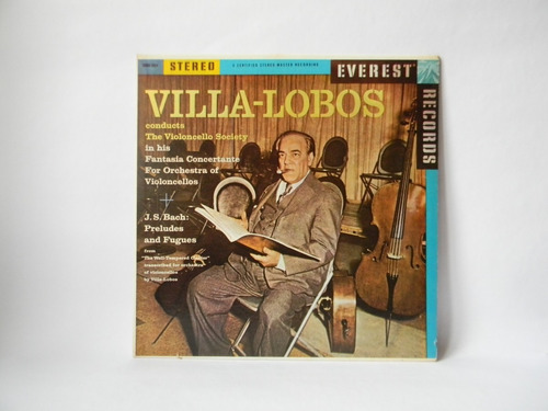 Villa-lobos Fantasia Concertante Bach Preludes Lp Vinilo