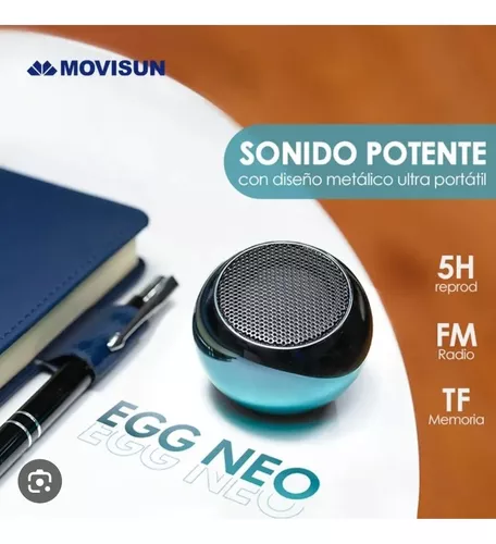 Parlante Portable Uvo Movisun Doble Altavoz Función Bluetooth, Radio FM  Negro