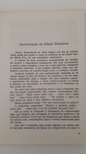 Dança Experiência De Vida = María Fux