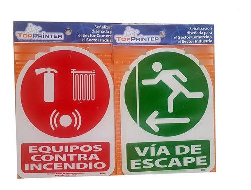 Señalizacion - Via De Escape - Equipos Contra Incendios