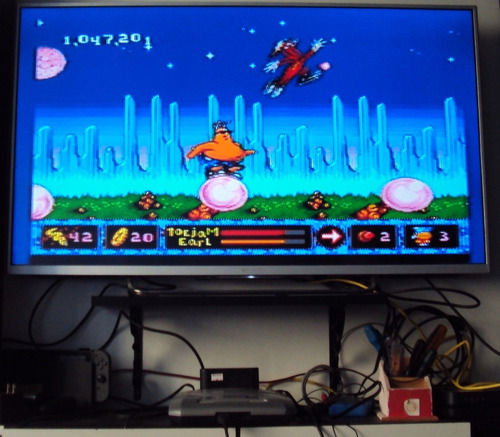 Toejam & Earl Panic In Funkotron Original Tec Toy Mega Drive (Usado)