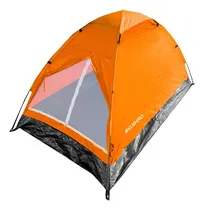 Comprar Carpa Iglu 2 Personas Impermeable 2 X 1,2 Mt Kushiro Camping Color Naranja