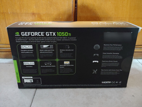 Caja Vacia De Placa De Video Galaxy Geforce Gtx 1050ti 4gb (Usado)