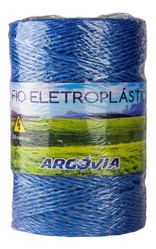 Imagem 1 de 2 de Fio Eletroplástico Trançado 500m P/ Cerca Elétrica Rural