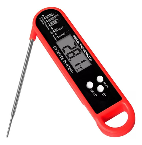 Termometro Digital Cocina Carnes Con Sonda -50 A 300 °c