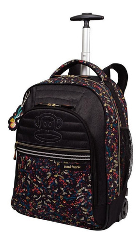 Mochila Carrinho Sestini Grande Paul Frank 21t02 Preta