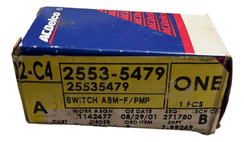 Sensor Presion Aceite Buick Park Avenue 1994 1996 Original