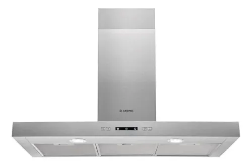 Campana De Pared 90cm Ariston Ahbs 9.3f Ll X Acero Inox. Color Gris