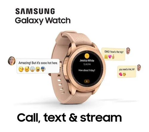Samsung galaxy watch shop 42mm rose gold verizon