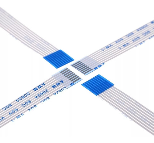 Imagen 2 de 3 de Cable Flex Etiquetadora Zebra 8pin 50cm 1.0mm Ancho 9mm