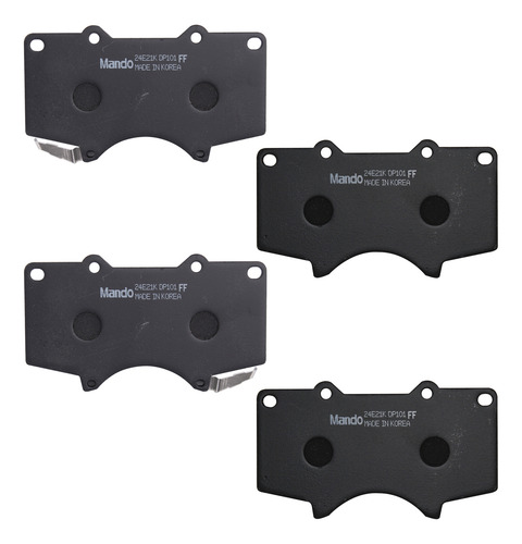 Juego Pastillas Freno Para Toyota Hilux 2400 2016-2024