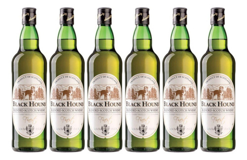 Pack De 6 Whisky Black Hound 750 Ml