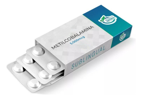 Metilcobalamina Vitamina B12 5.000mcg 120 Comp.sublingual Sabor Framboesa