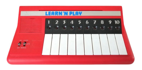 Organo Musical Learn'n Play De Mattel De 1980 (funcionando)