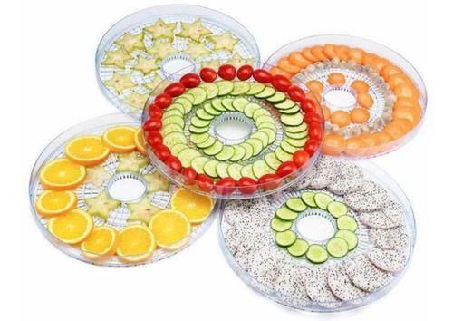 Imagen 4 de 6 de Deshidratador Eléctrico De Alimentos Sunix Con 5 Charolas