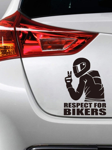 Pegatina Para Auto Respect For Bikers