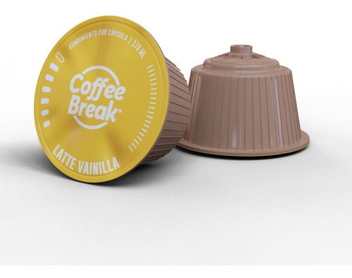 Capsulas Coffee Break Comp Dolce Gusto X10 U Latte Vainilla