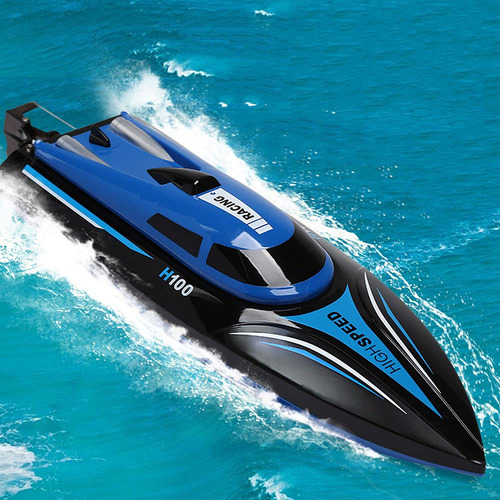 Barco De Control Remoto Alta Velocidad Regalo Navidad