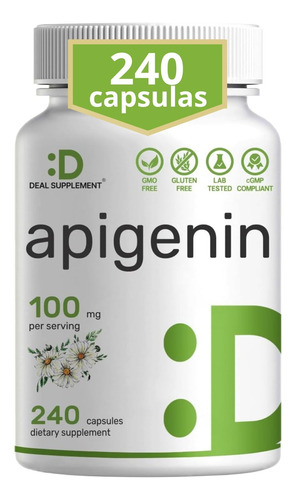 Apigenina Apigenin 180 Pastillas Sueño Stress Relax