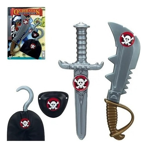 Brinquedo Fantasia Os Piratas Dos Sete Mares Infantil Kids