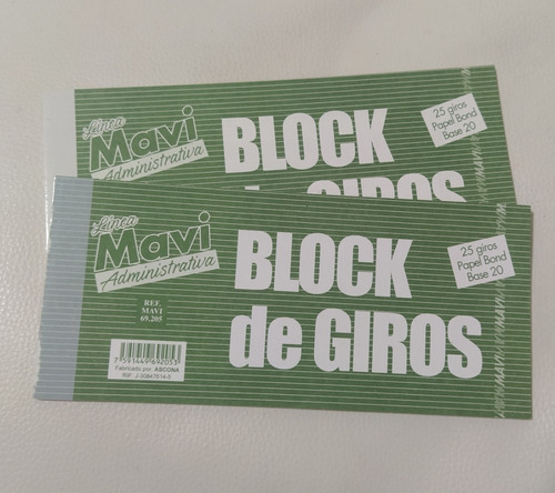 Block De Giros 25h Mavi Mayor X 12u