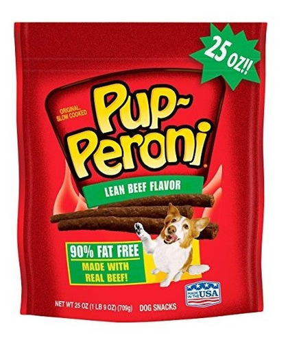 Snacks Para Perros Pup-peroni Sabor Carne Magra, 25 Oz.