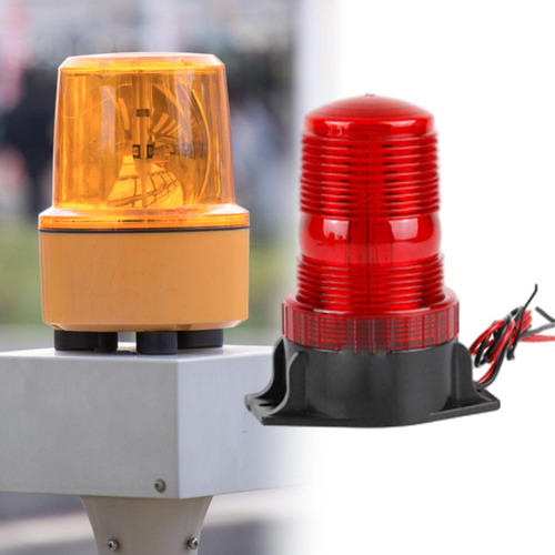 . Luz De Advertência Genérica Farol Piscante De Vermelho
